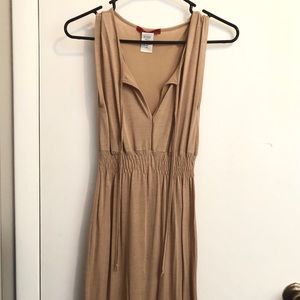 Beige Midi Dress